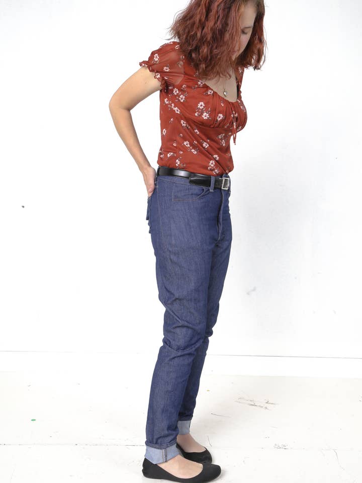 Classic 2 - Skinny - High Rise - Regular - Autumn Blue for wholesale by Brilliant You Denim