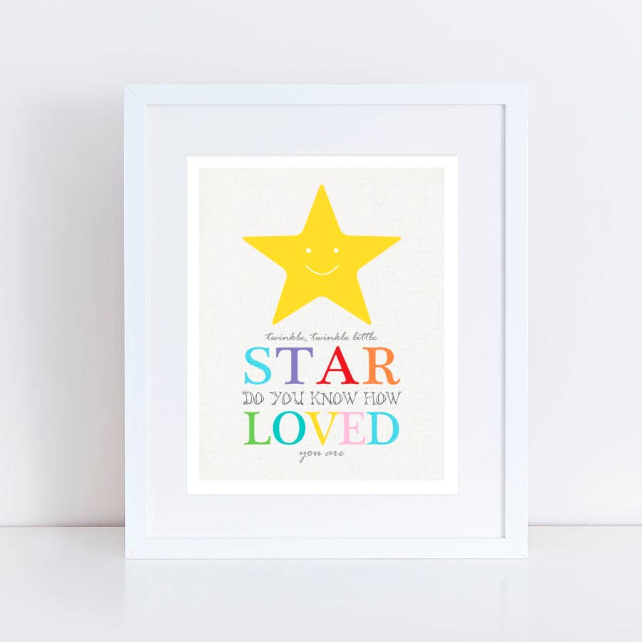 Creative Monsoon - Wholesale Art Print - Kids & Baby - Twinkle Little Star Print