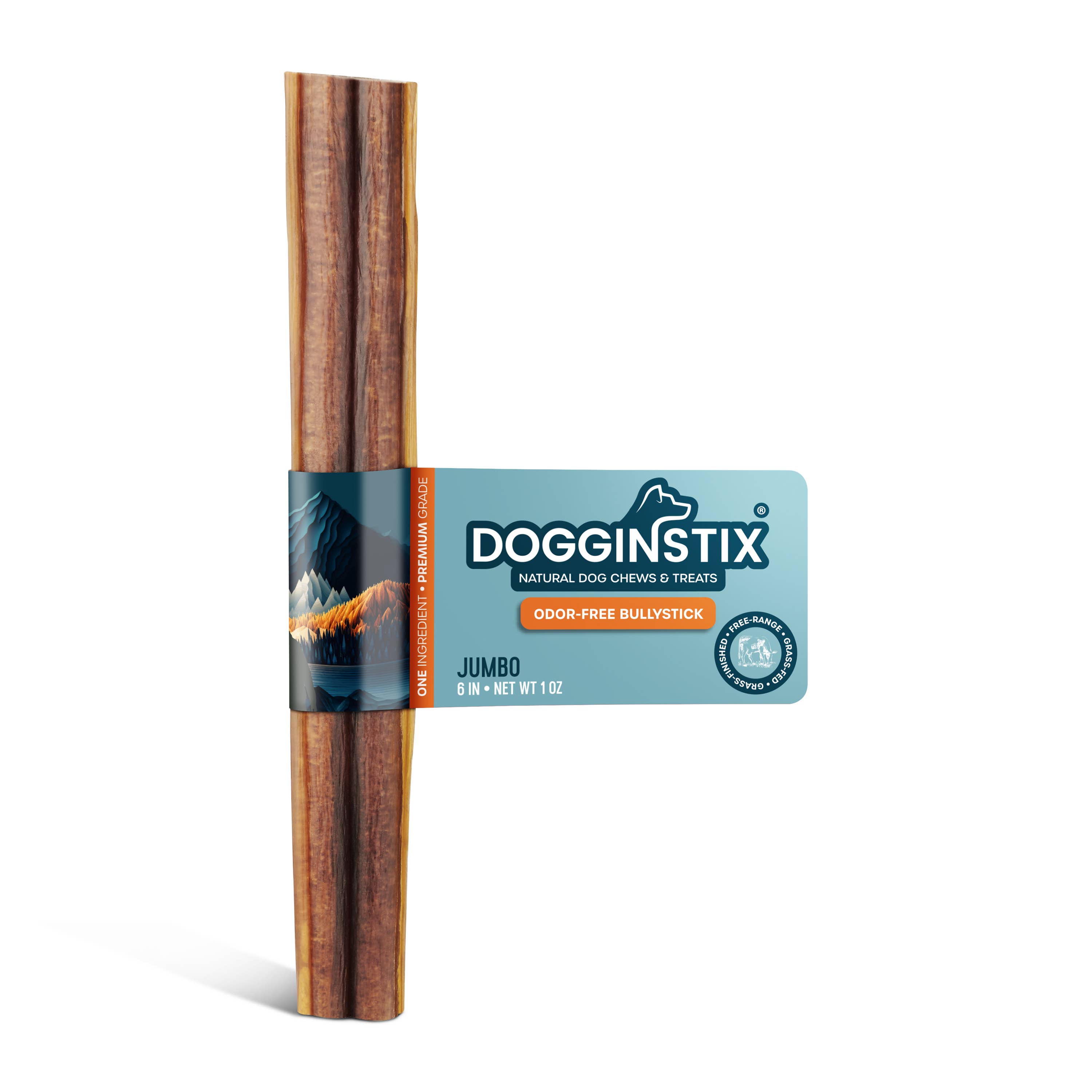 Dogginstix - Wholesale Pet Treats - Dog - 6" Jumbo Bully Sticks1