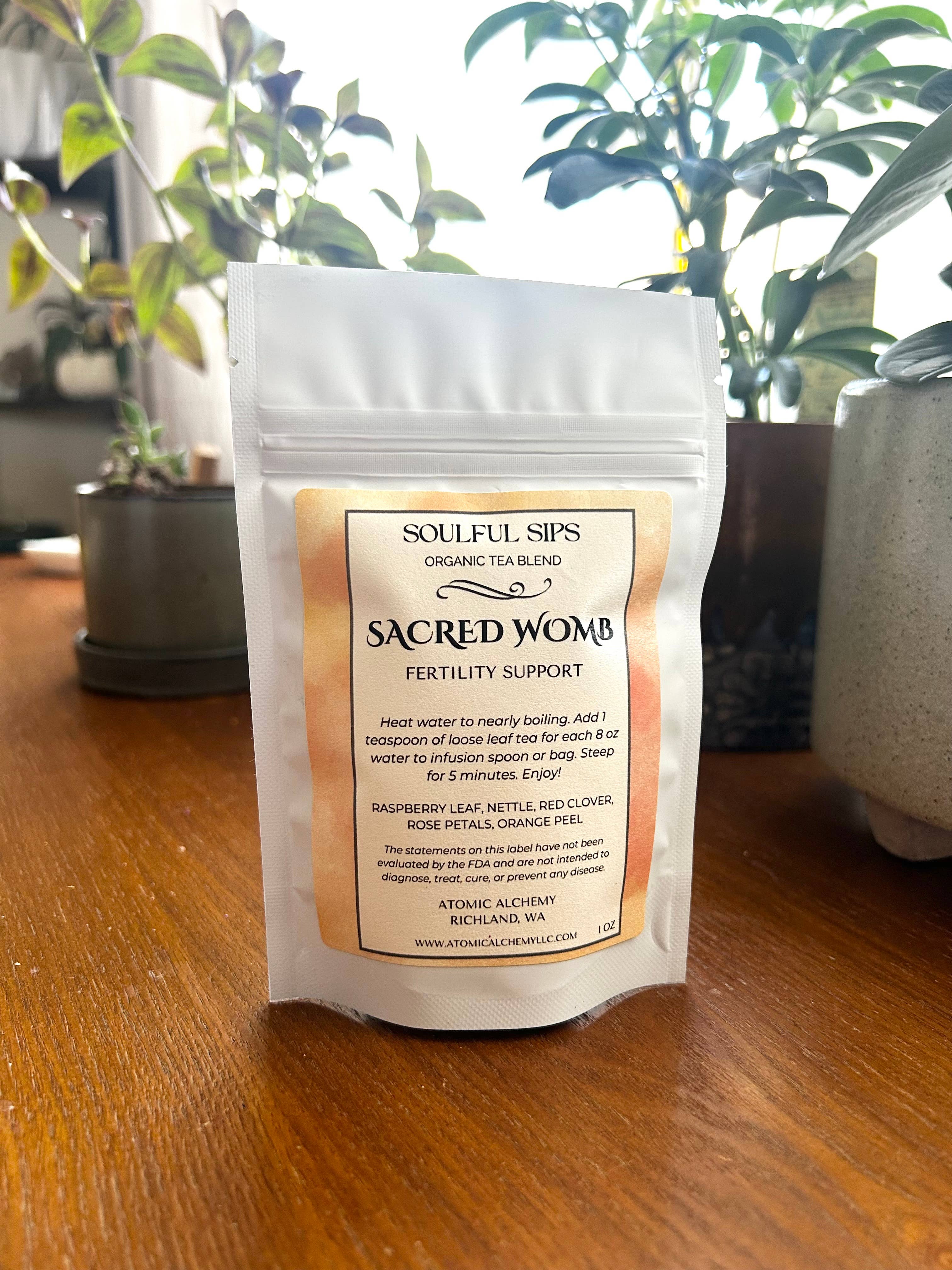 Atomic Alchemy – wholesale Health/detox tea – Sacred Womb Tea - Women's Reproductive Support1