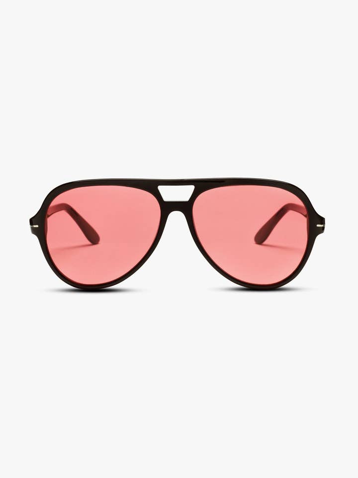 DEBBIE, occhiali da sole neri/rosa per la vendita all'ingrosso da parte di Cardsome