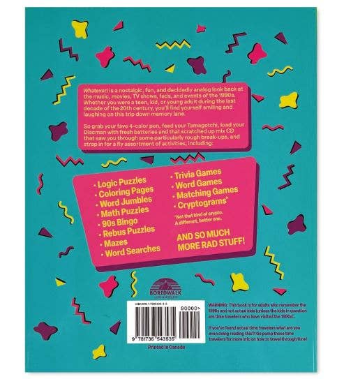 Boredwalk - Wholesale Coloring & Activity Book - Kids & Baby - Whatever! An Activity Book for 90s Kids2