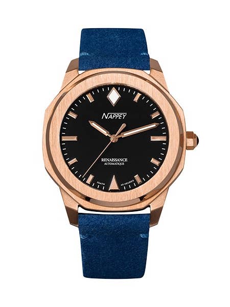 Pannolino Renaissance in oro rosa e nero 115 x 94 x 710 per la vendita all'ingrosso da parte di Nappey