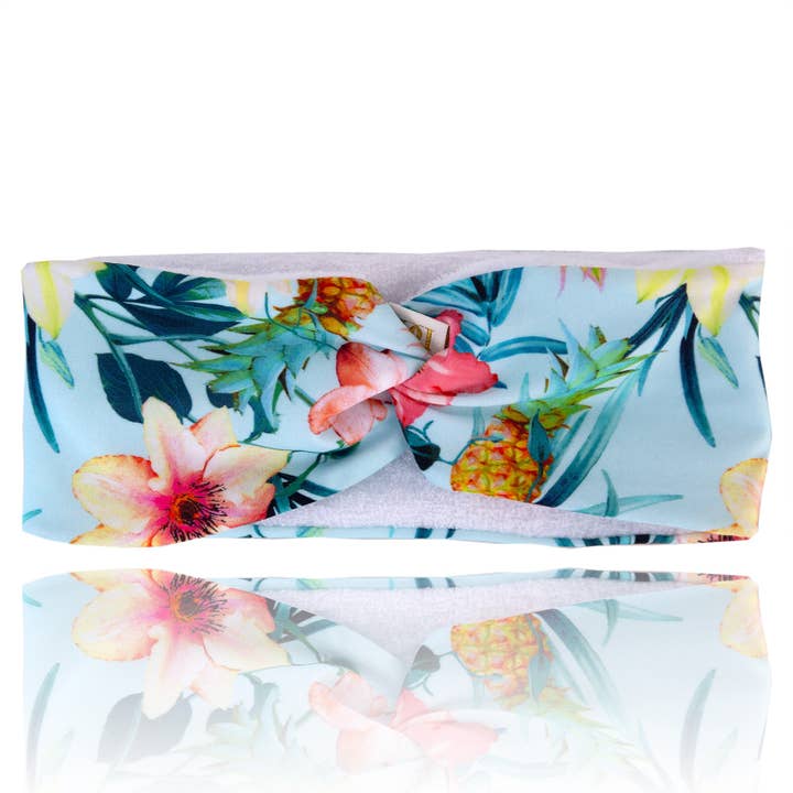 Dilly Daydream – wholesale Pannband - Dam – Tropisk frukt lycra hårband