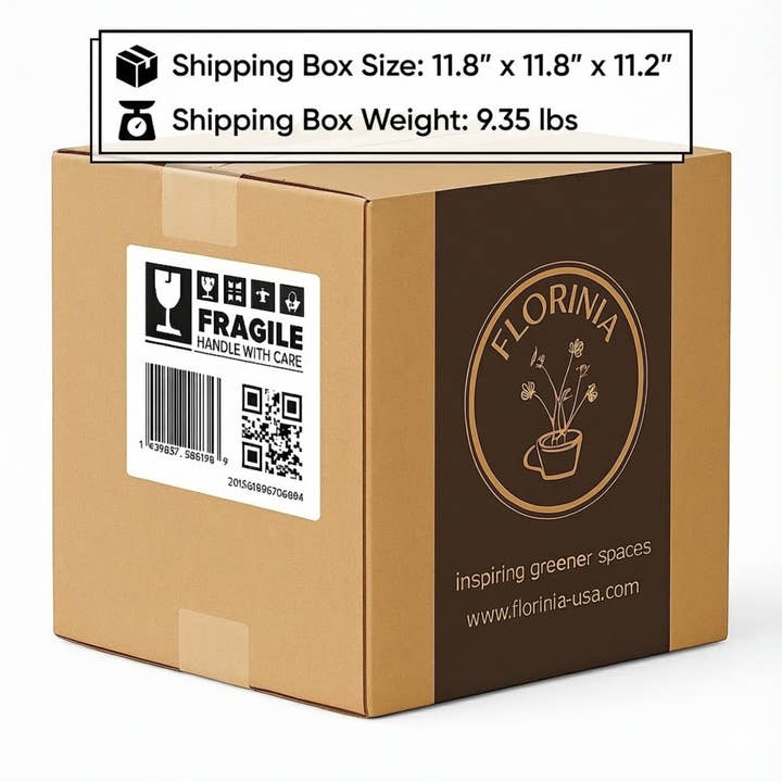 Florinia - Wholesale Plant Pot - 3-Piece White Stoneware Planter Pot Set with Vertical Line Texture10