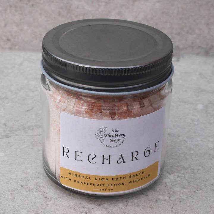 RECHARGE for wholesale by The Shrubbery Soaps