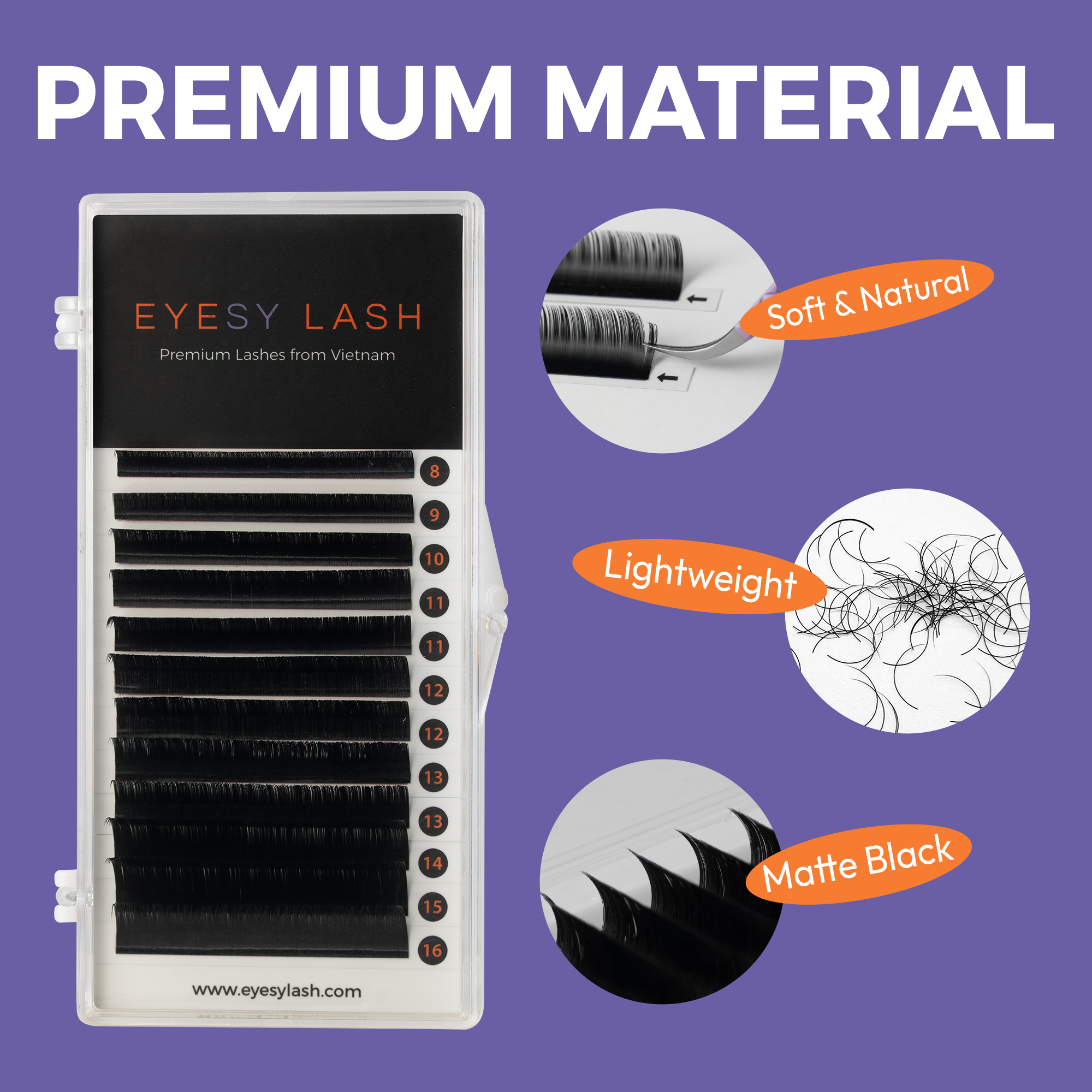 Eyesy Lash - Wholesale False/Fake Eyelashes - Cashmere CLASSIC - Volume - MEGA Volume Lashes5