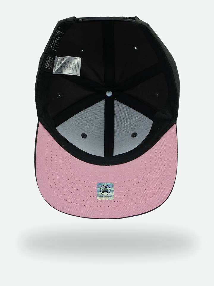 Grey with Pink Snapback for wholesale by DoubleAA USA