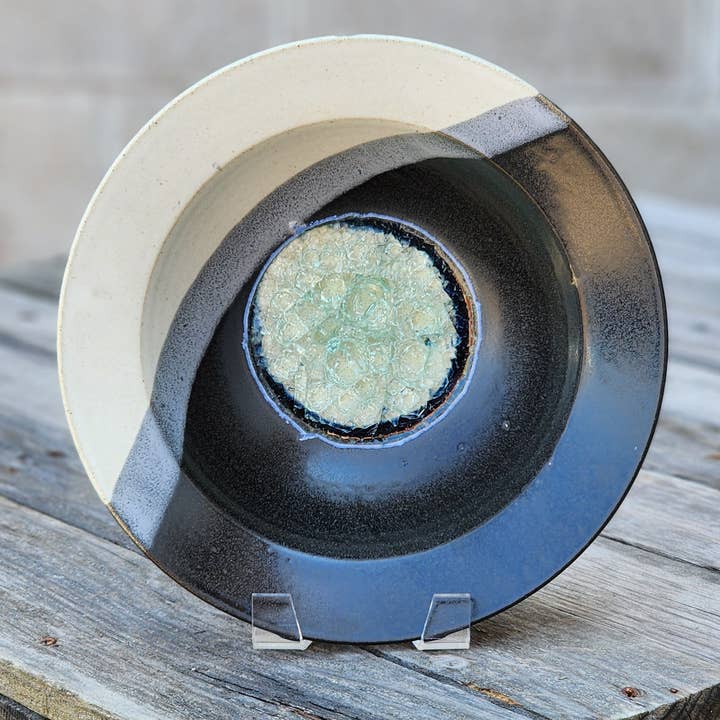 Dock 6 Pottery - Wholesale Decorative Plate/Dish/Bowl - Flared Rim Bowl -Made to Order- Fused Glass Ceramic Pottery4