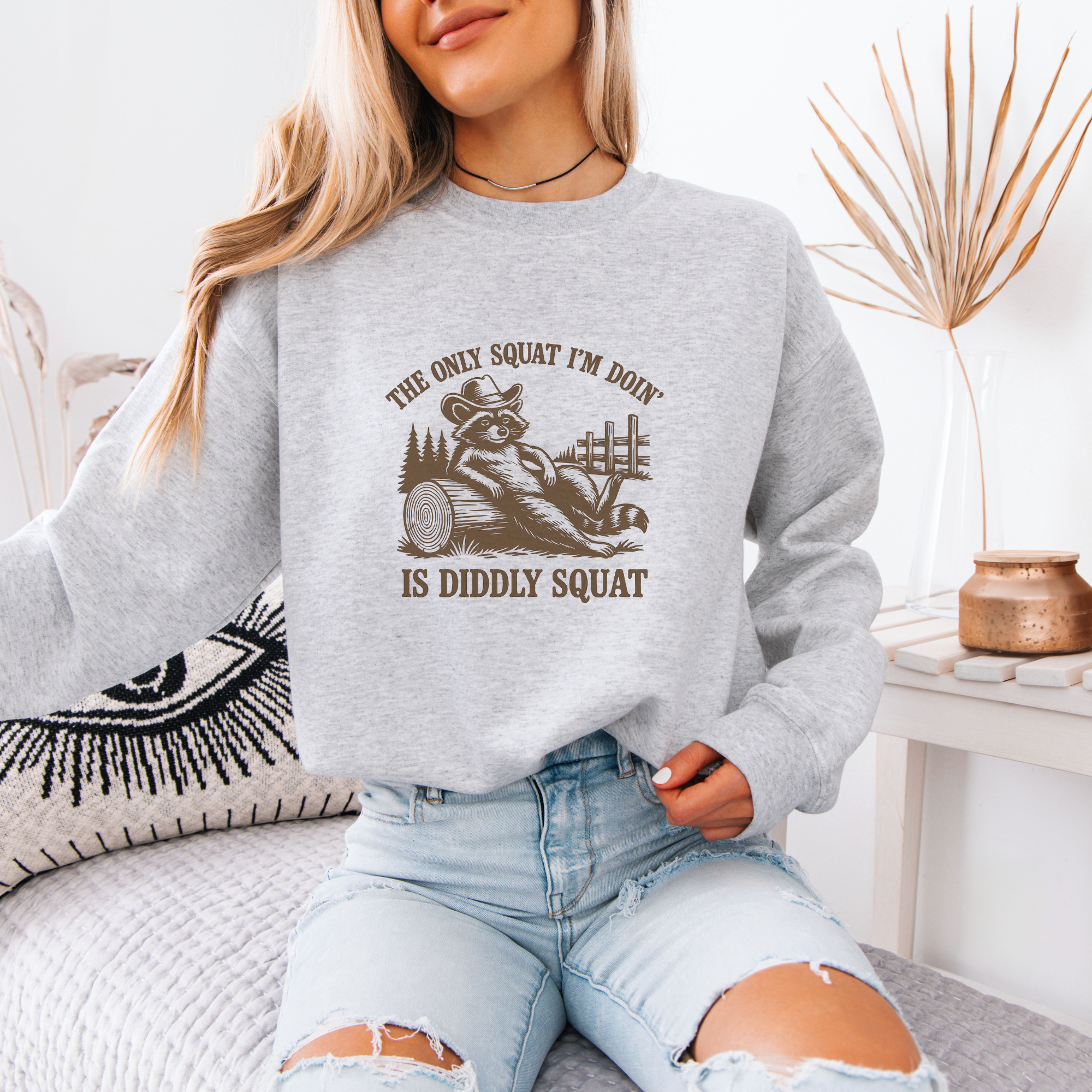 Trendznmore - Modern Graphic Apparel – Camisola gráfica - Mulher por atacado – Camisola Engraçada Diddly Squat1