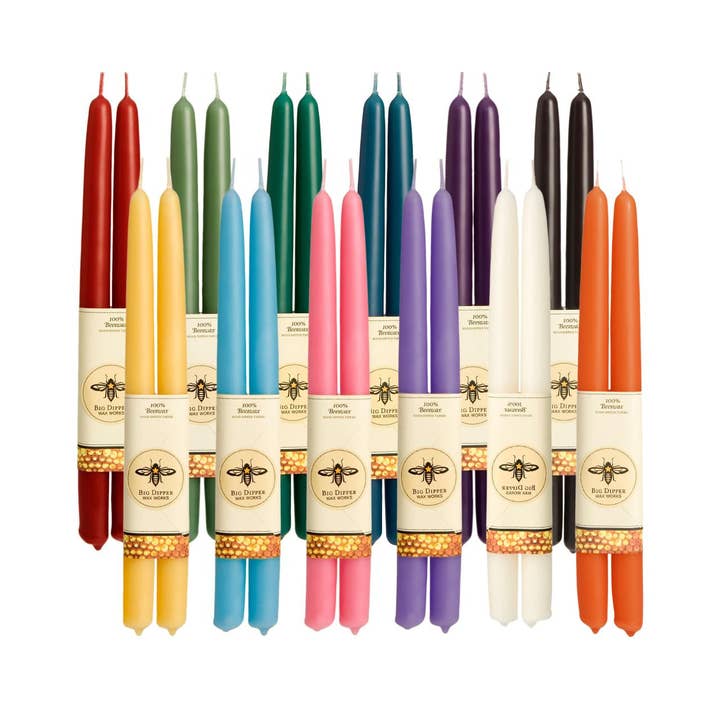 Big Dipper Wax Works - Wholesale Tapered Candle/Candlestick - 100% Pure Beeswax Tapers