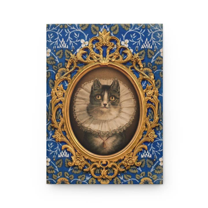 Asunder Bazaar - Wholesale Journal/Diary - Elizabethan Cat and Dog Matte Hardcover Journal1