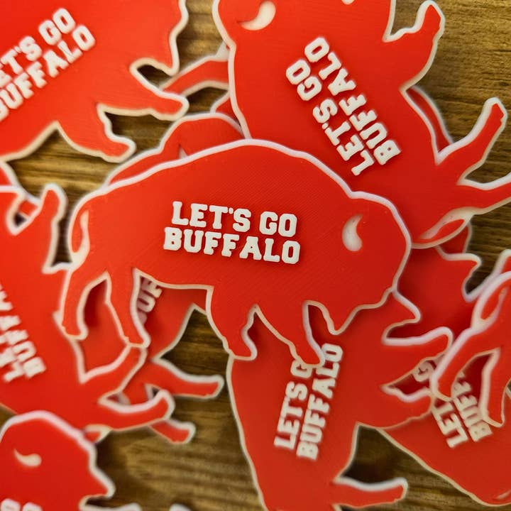 ModoWorks - Wholesale Magnet - Retro Buffalo Football Magnet | Let’s Go Buffalo4