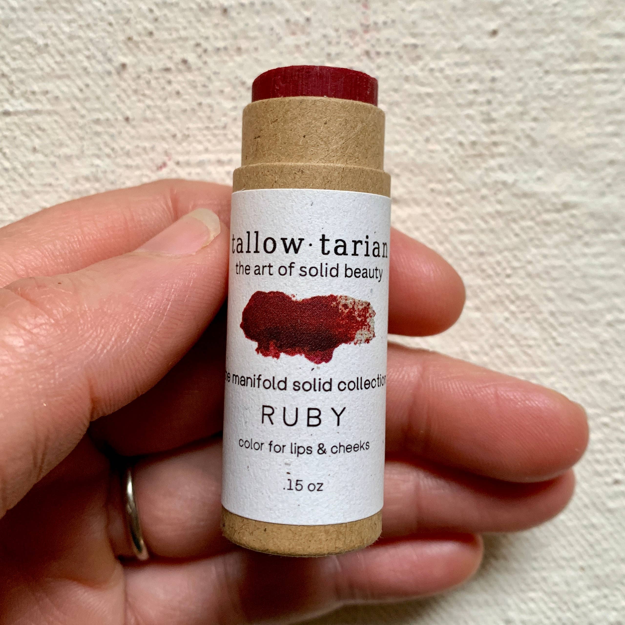 tallowtarian - Vente Encres à lèvres - Le stick solide multi-usage pour lèvres et joues25