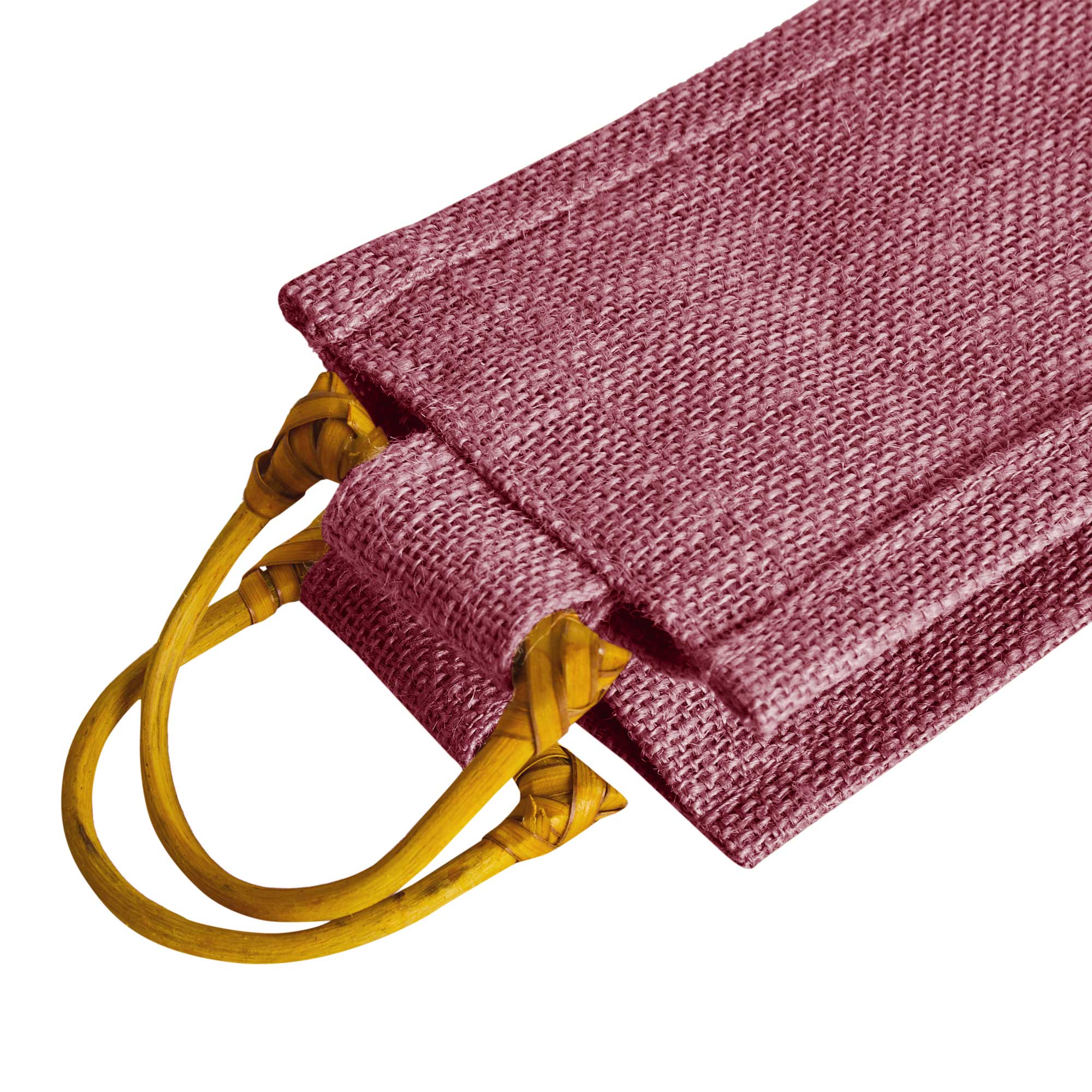 ecojutebags - Wholesale Wine Gift Bag - Eco Jute Wine Bags  7-Pack with Wooden D Handles for Gifting5