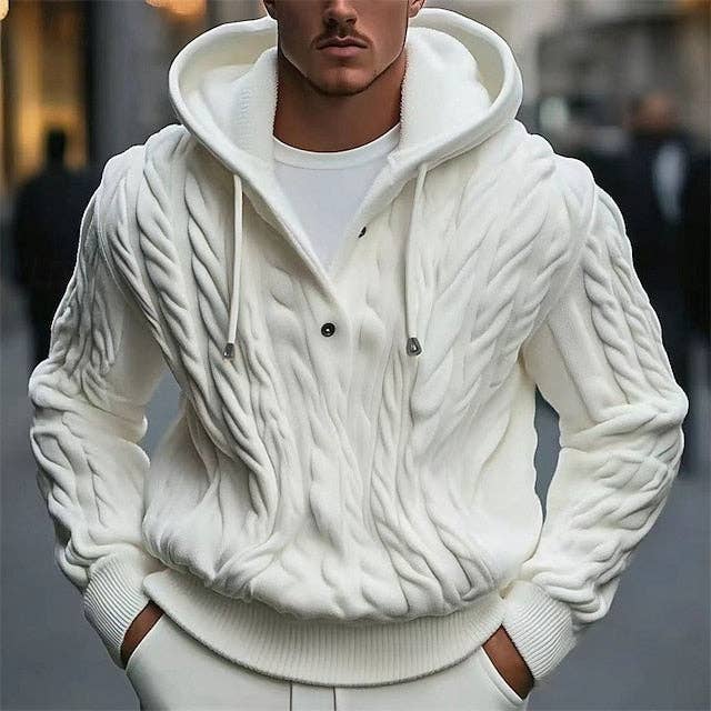 Men's Pullover Polyester Cable Knit Sweater and other Purchase Wholesale plain quality hoodies. Free Returns & Net 60 Terms on Faire trending on Faire.