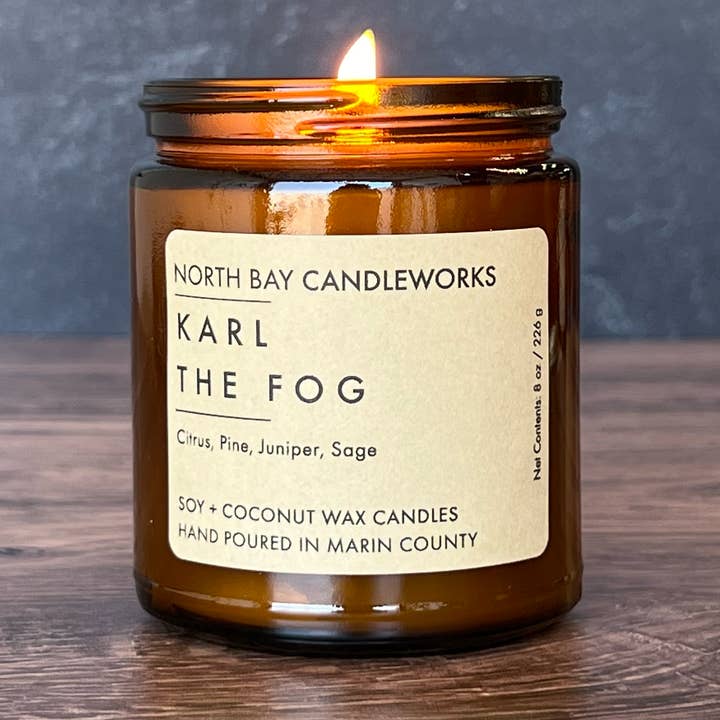 Karl the Fog (Standard Size, 8 oz) for wholesale by North Bay Candleworks