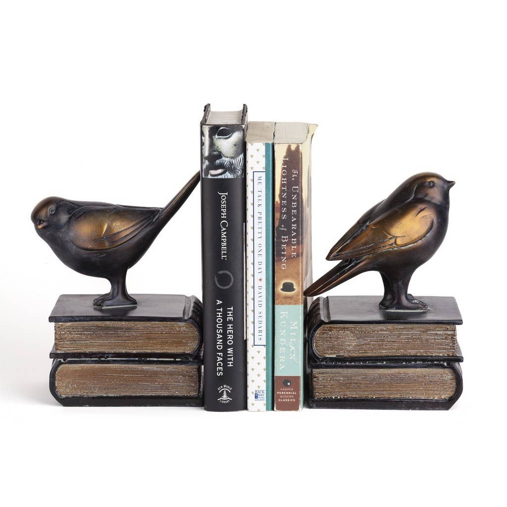 Danya B - Wholesale Bookend - Birds on Books Bookend Set2