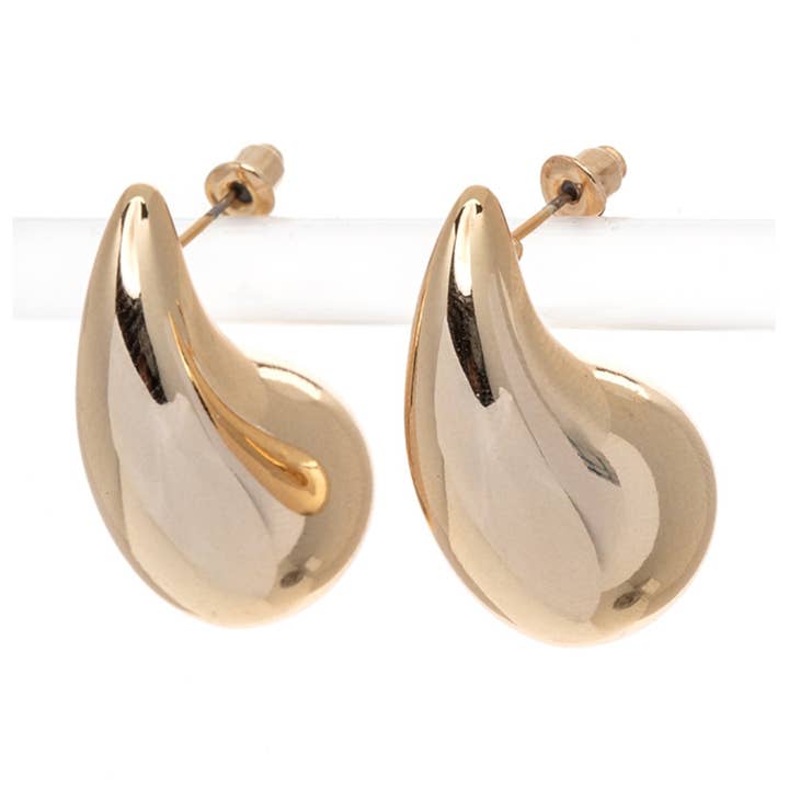 Boucles d'oreilles iconiques en forme de goutte pour la vente par LA Jewelry Plaza