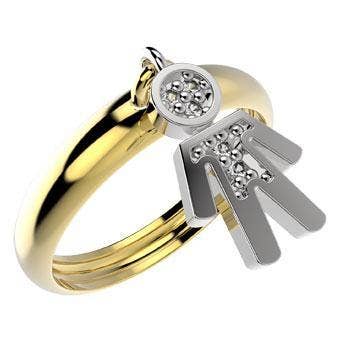 Ring aus 18 Karat Gelbgold, Damenschmuck 11328 für den Großhandel von Gio Fantato