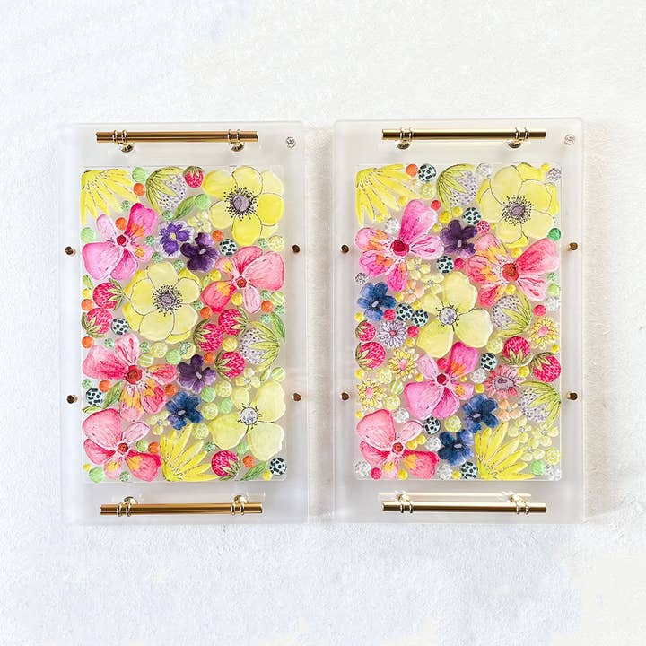 LO in LONDONĀ® - Wholesale Decorative Tray - THE LENA ACRYLIC OBSESSION TRAY- MADE TO ORDER 2-3 WEEKS2