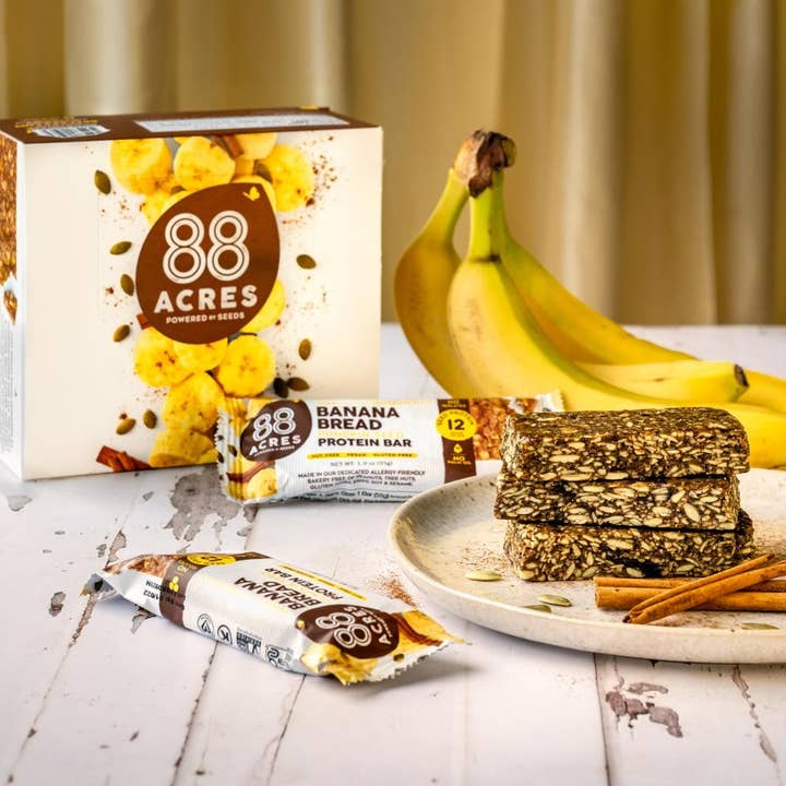 88 Acres - Wholesale Snack Bar - Banana Bread High Protein Bar