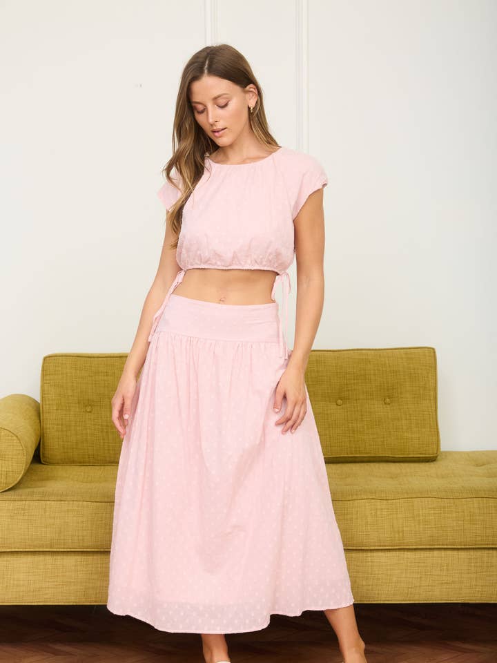 MAXIROK MET CLIP EN TAILLEBANDDETAILS voor wholesale door Blu Pepper