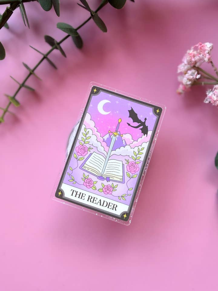 The Reader Magnetic e-Reader & Phone Grip for wholesale by Lunar Cult Design