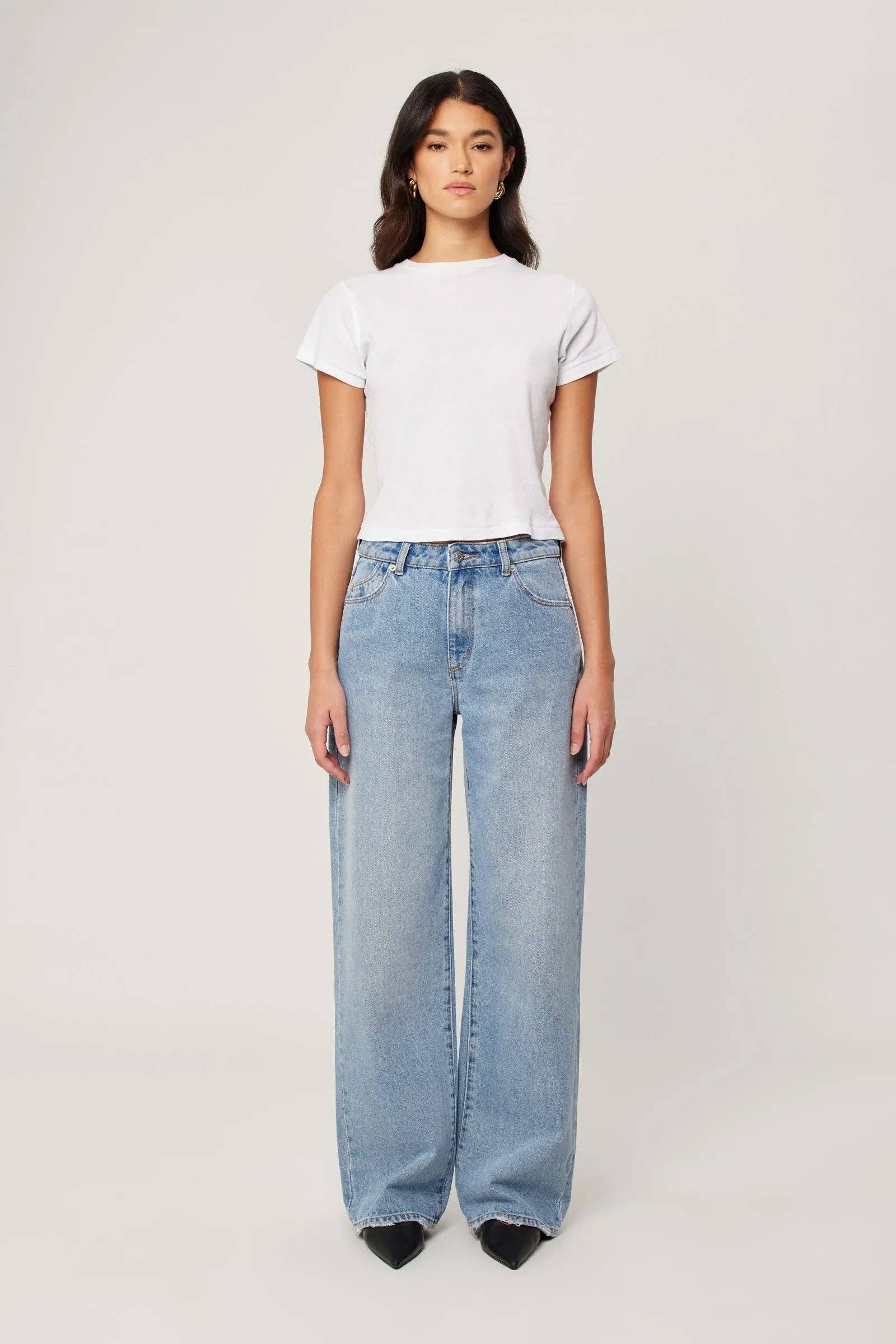 Vintage Blue Rollas Kate Baggy 90s Jean for wholesale on Faire