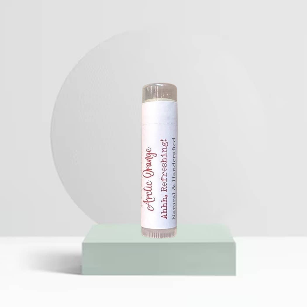 Wild Herb Soap Co - Vendita all'ingrosso Burro di cacao - Balsamo per labbra idratante naturale all'arancia artica + burro di mango2