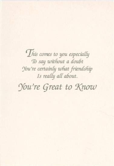 DICKENS INC. - Vente Cartes d'amitié - Friendship General | SETC | SM | 9358-3A1