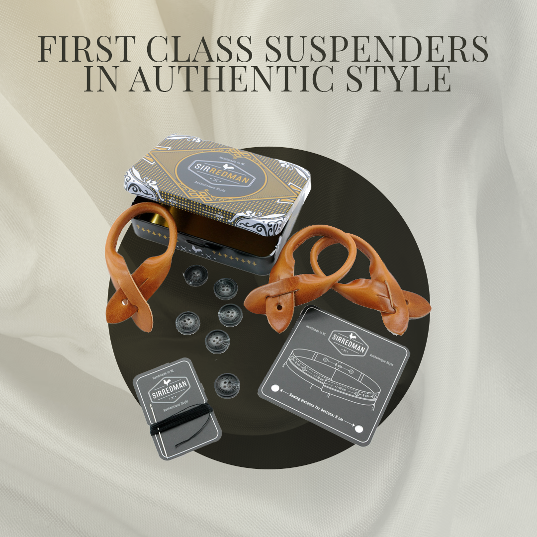 Sir Redman - Wholesale Suspenders - Men's - Sir Redman Braces Y-Model - Sand color3