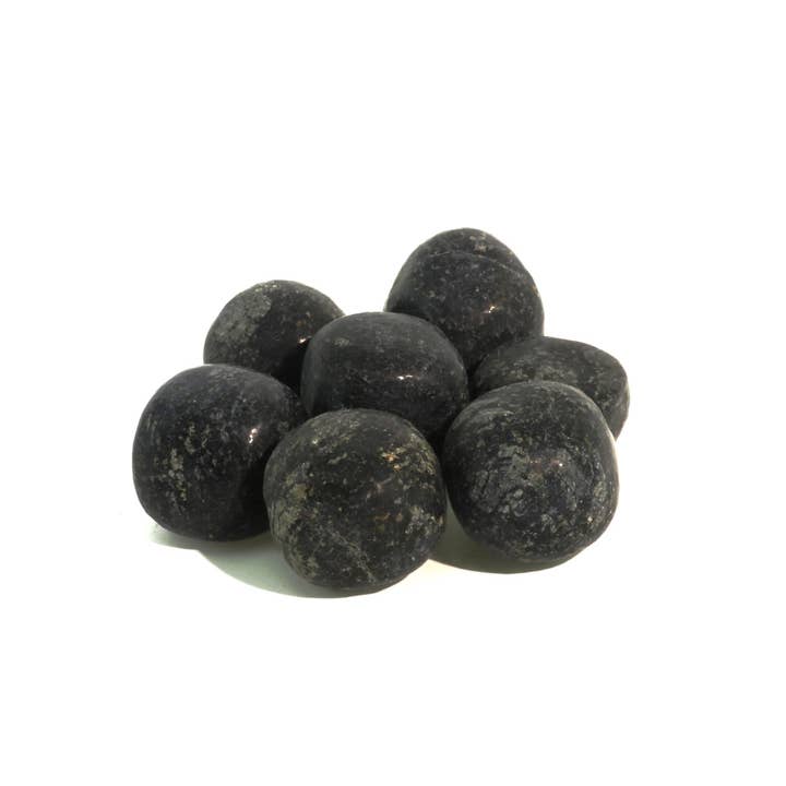 Nuummite Tumbled Stones - India and other Purchase Wholesale nueces con cascara. Free Returns & Net 60 Terms on Faire trending on Faire.
