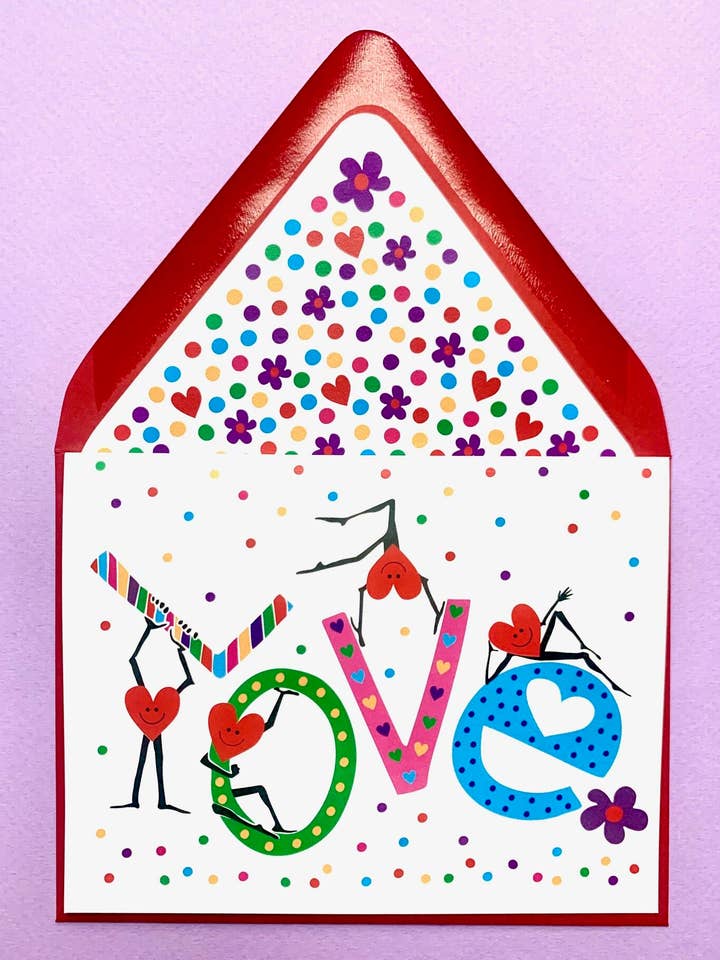 Mighty Love - Set mit 10 Karten für den Großhandel von Mighty Violet Design