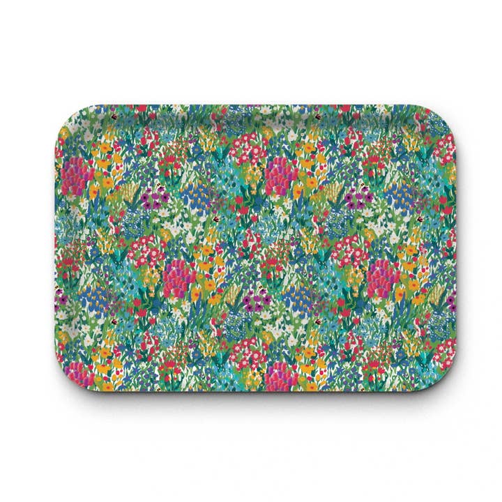 Bandeja rectangular Kraft (42x30 cm) - Huerto de cabaña* para venta al por mayor de Hirondelle & Cie