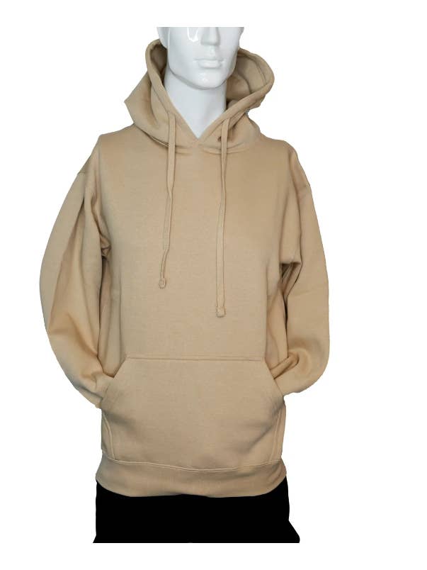 Trio Urban – Großhandel Hoodie – Damen – Gelber Unisex-Hoodie mit Smiley-Gesicht3