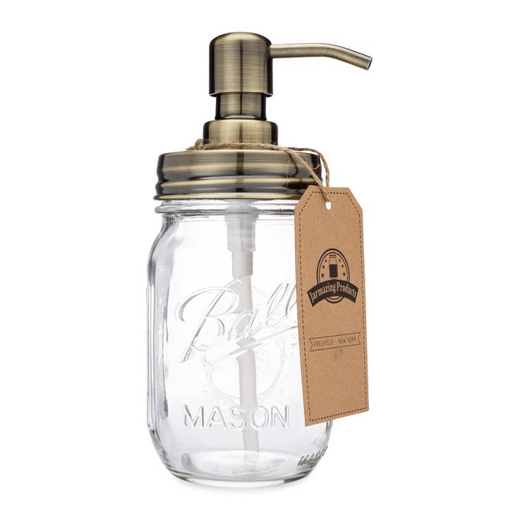 Jarmazing Products - Wholesale Soap Dispenser - Classic Farmhouse Mason Jar Soap Dispenser