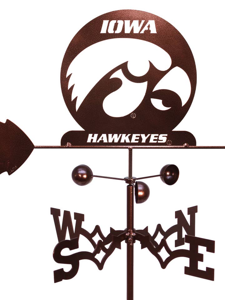 NCAA IOWA UI HAWKEYES HAWKEYE Weathervane for wholesale by SWEN Products