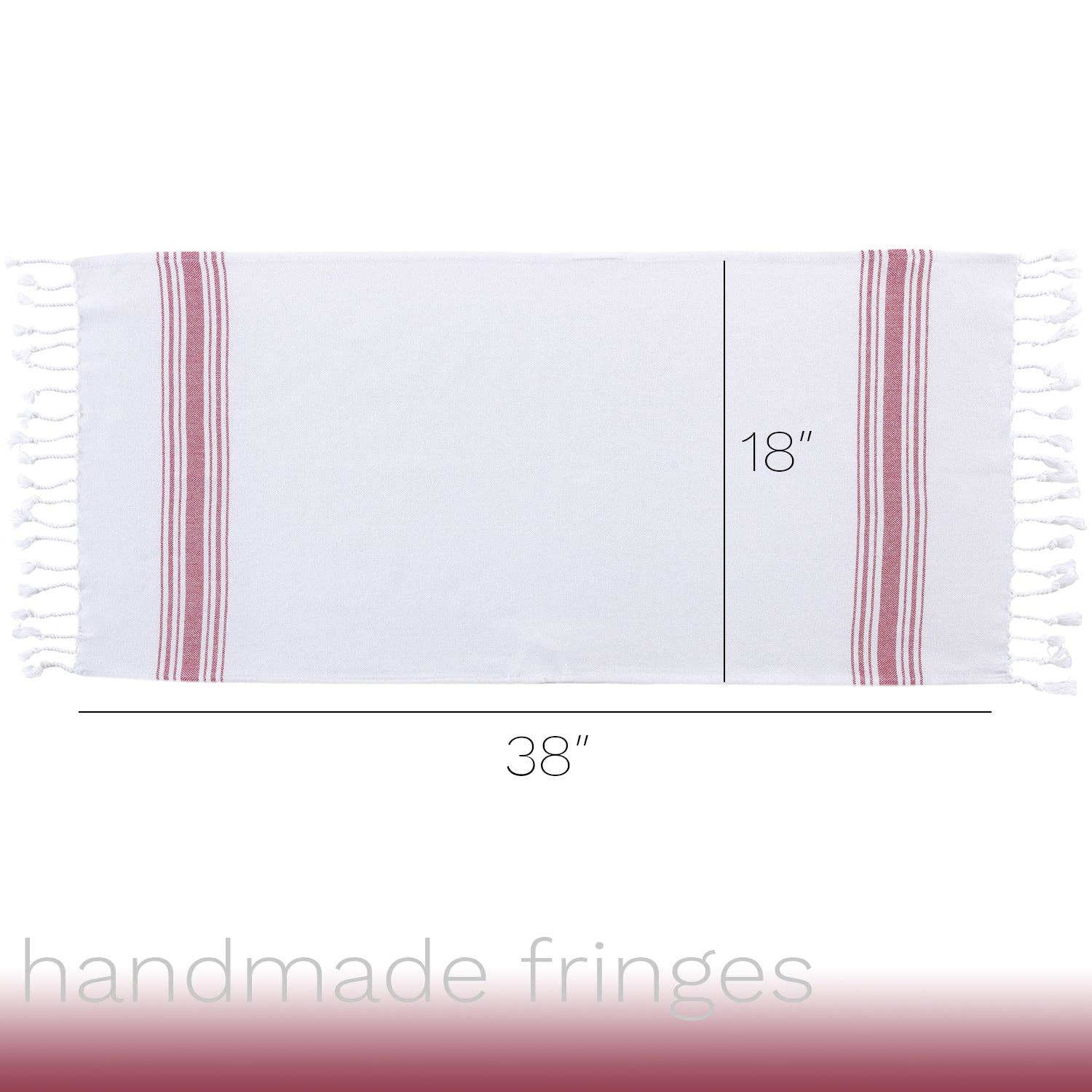 Barooga - Wholesale Hand Towel - Farmhouse Turkish Hand Towel (Set of 3), 18 x 38 inches4
