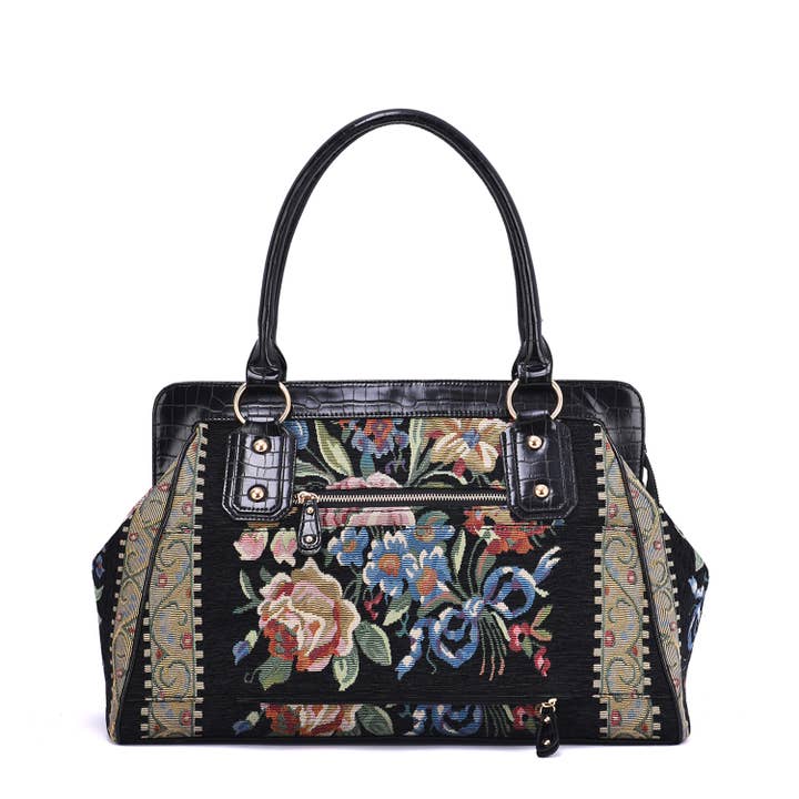 Mellow World - Wholesale Tote Bag - Women's - Flower Shop Vintage Hand Beaded Bag1