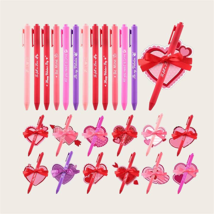 Valentine theme notepad and pen sets for wholesale by Ella Blue