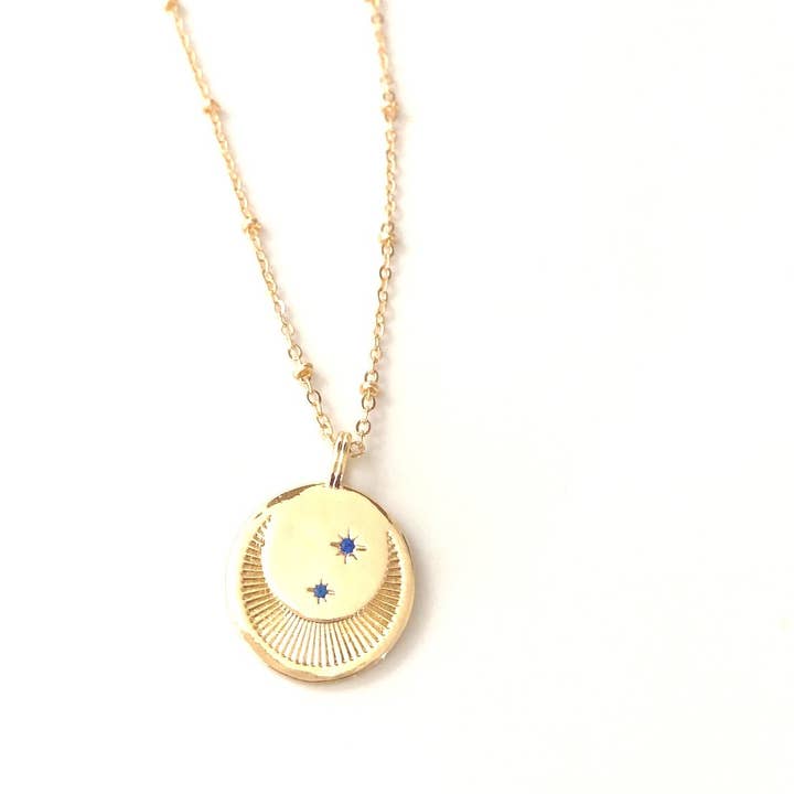 Heather Kahn - Wholesale Pendant/charm necklace - Over the Moon Necklace1