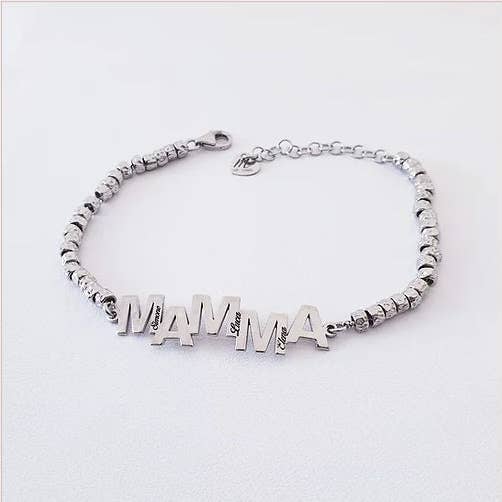 “Customizable” Mom Nuggets Bracelet for wholesale by M di Martina