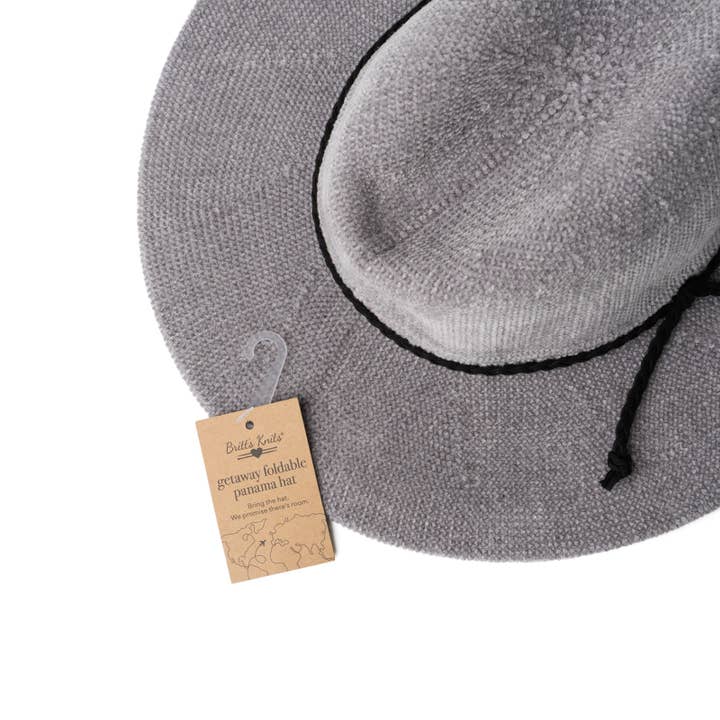 DM Merchandising - Wholesale Fedora - Women's - Britts Knits Getaway Foldable Panama Hat Open Stock