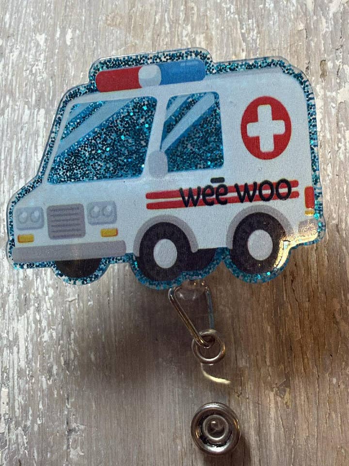 Badge ReeL Wee-Woo for wholesale by The Wild Poppy