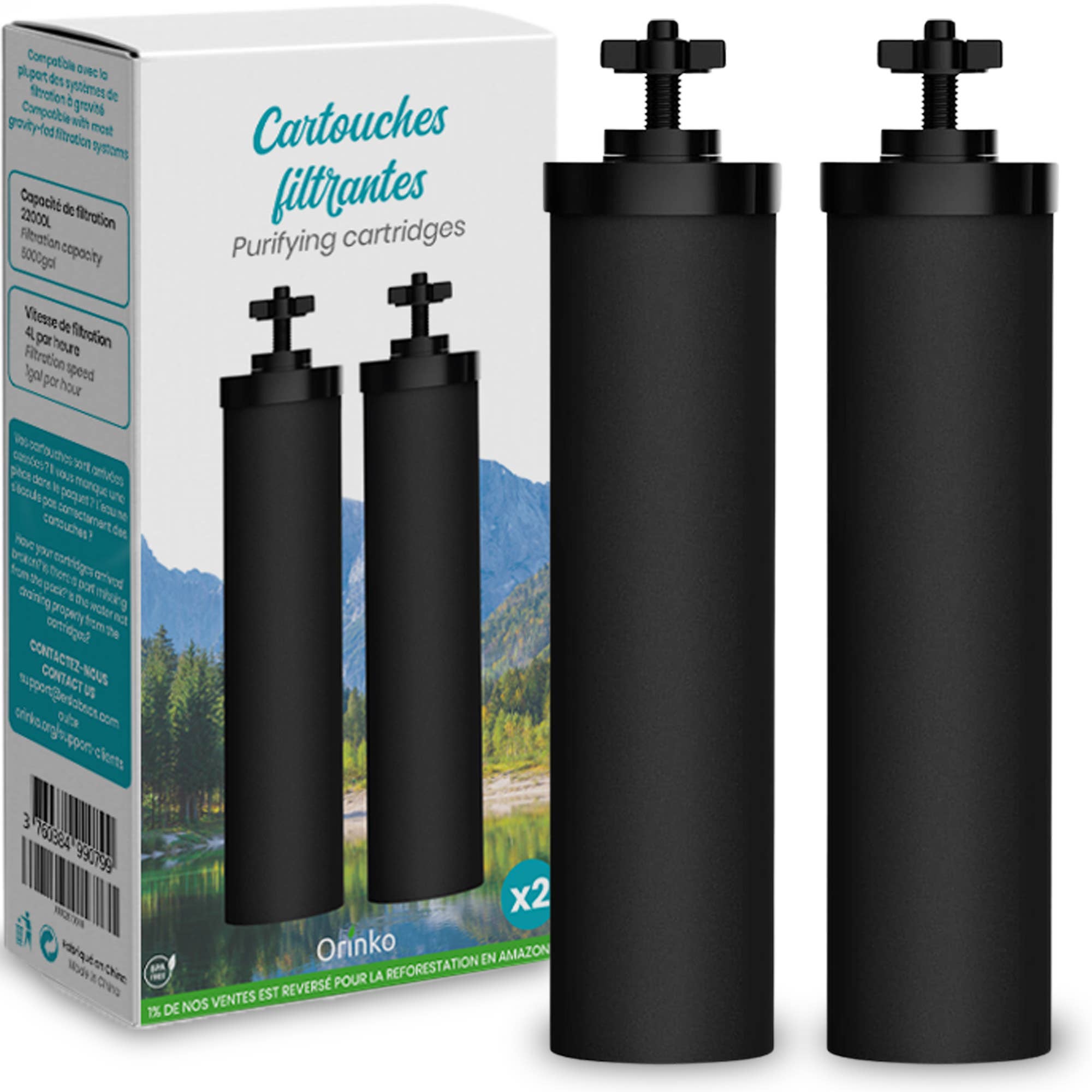Orinko - Wholesale Water Filter - Filter Cartridges for Gravity Water Filter X20
