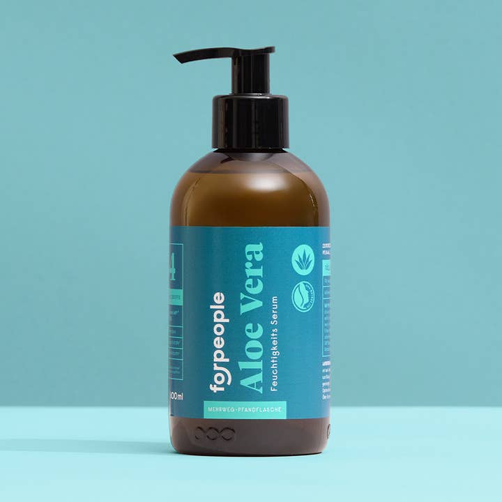 forpeople skincare GmbH - Wholesale Facial Serum/Concentrate - Aloe Vera Serum 99.6% - Pump Bottle0