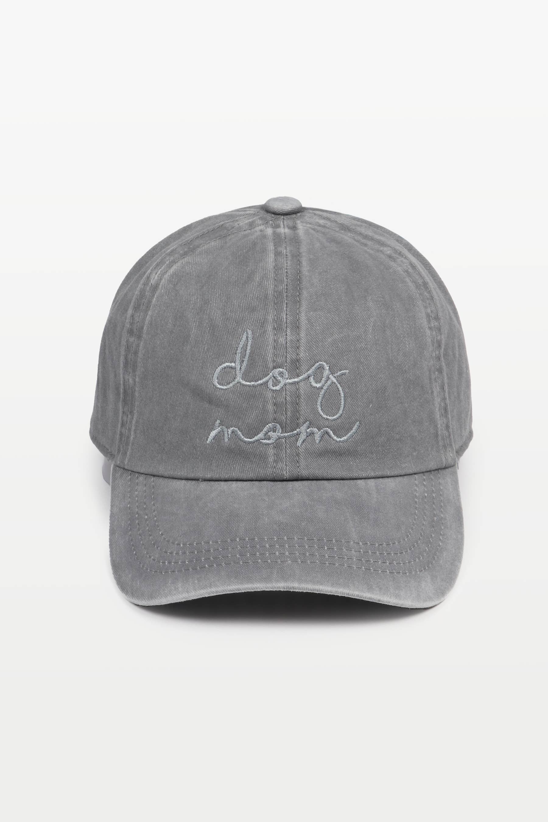 David And Young - Wholesale Baseball Cap - Women's - DOG MOM Embroidery Cotton Baseball Cap0