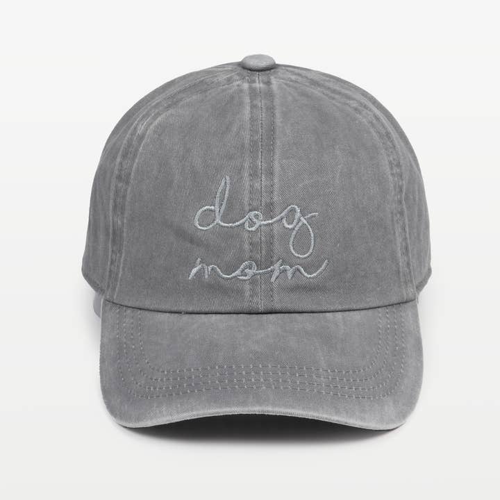 David And Young - Wholesale Baseball Cap - Women's - DOG MOM Embroidery Cotton Baseball Cap