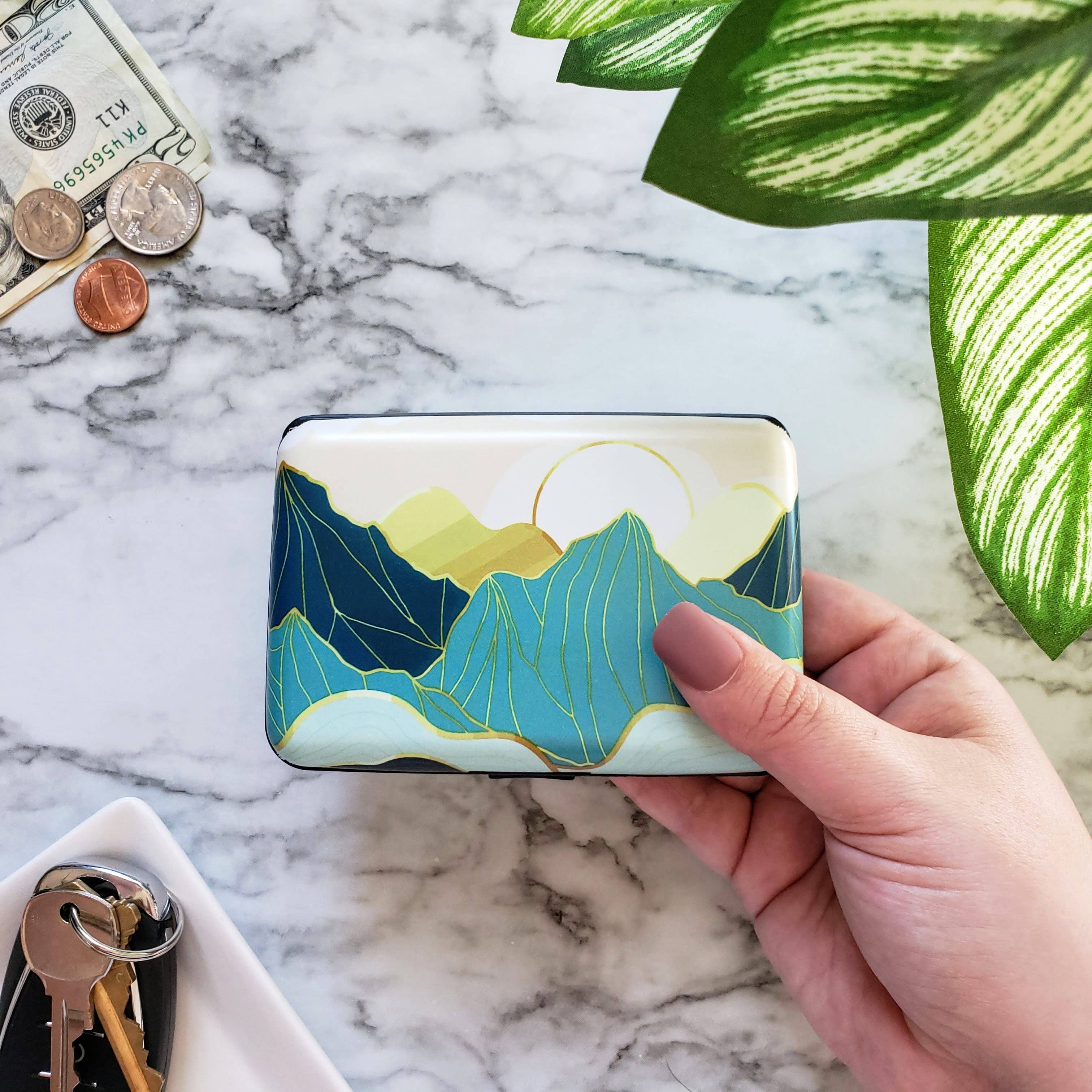 Monarque - Venta al por mayor Cartera - Unisex - Cartera blindada de montaña esmaltada2